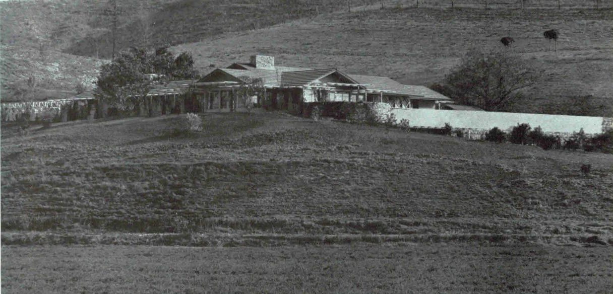 The Raymond and Bertha Griffith Ranch House, Woodland Hills CA by Lloyd Wright