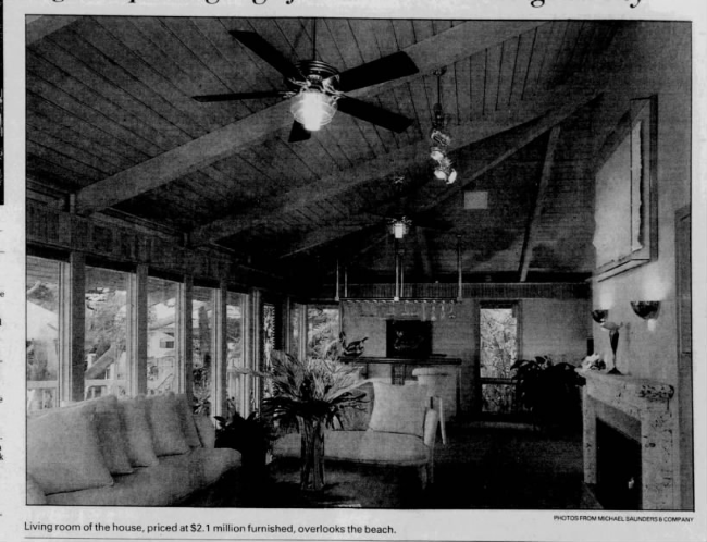 The Mr. and Mrs. Eldon (Wanda) Weaver House, Longboat Key FL by Frank Smith