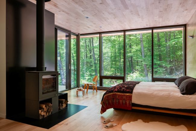 The Michael (Mike) Cooper and Ailsa Wong House, West Shokan NY by Peter Gluck