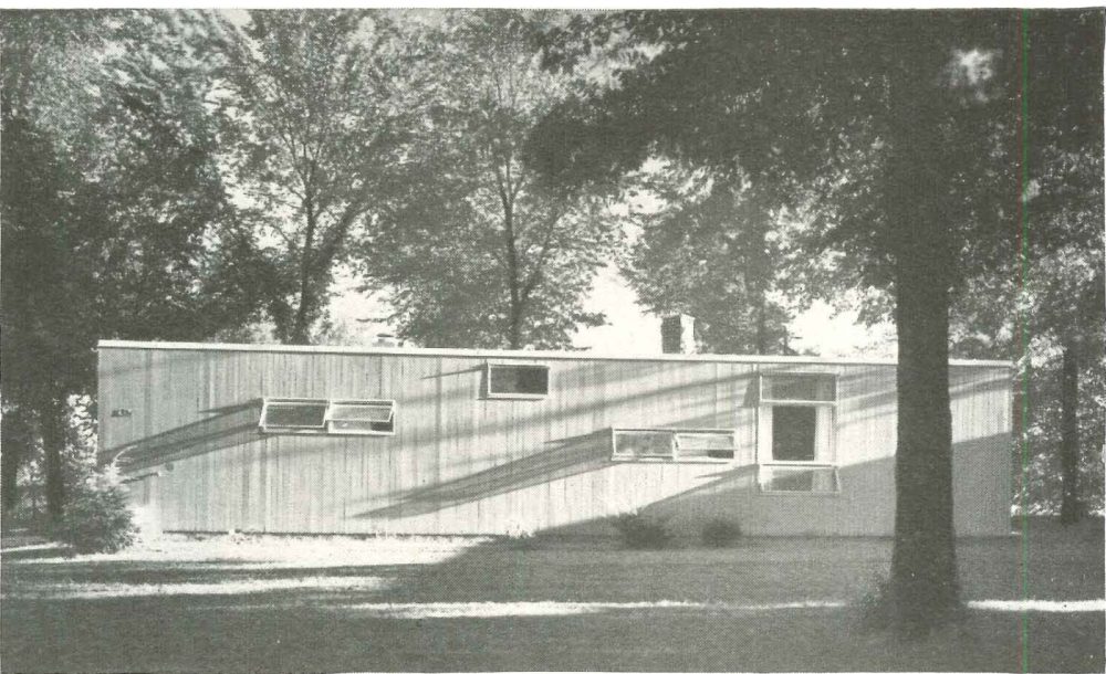 Second Small House in Champaign, Champaign IL by Harry Weese