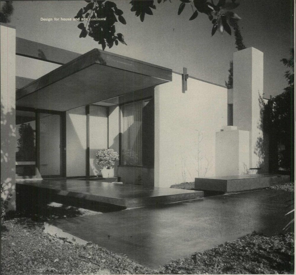 Ladd Walkways-and-Overhangs House, Southern California CA by Thornton Ladd