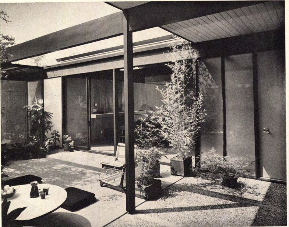 The Saul and Ruth Bass House, Altadena CA by Conrad Buff