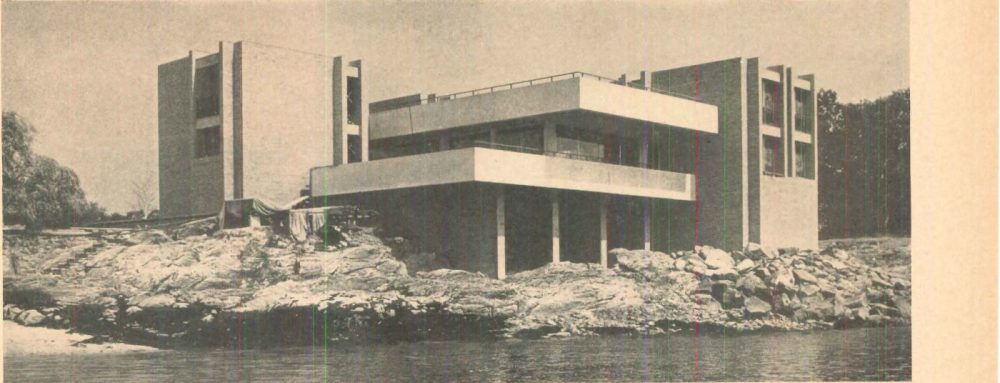 The Lawrence Buttenwieser House, Mamaroneck NY by Ulrich (Rick) Franzen