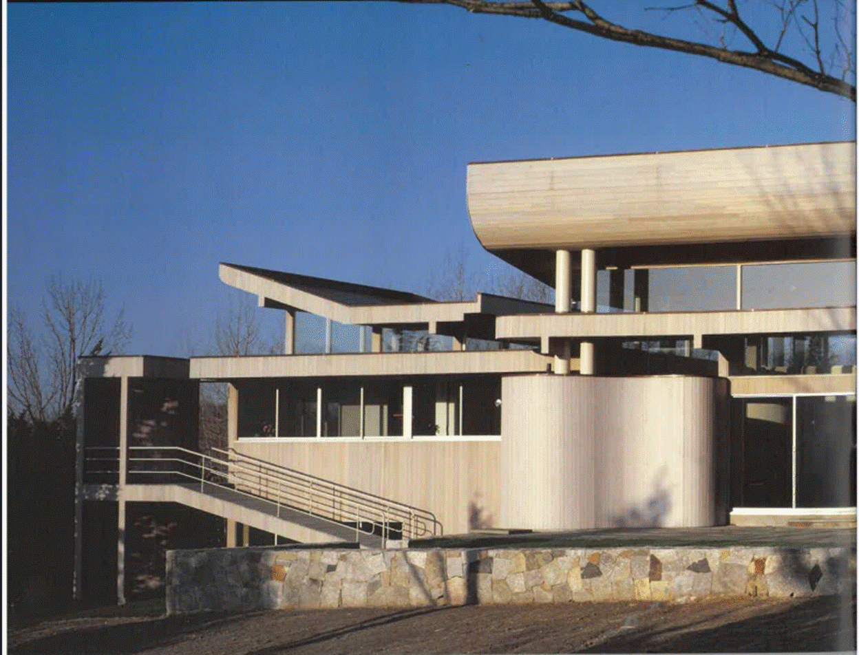 A building with a staircase