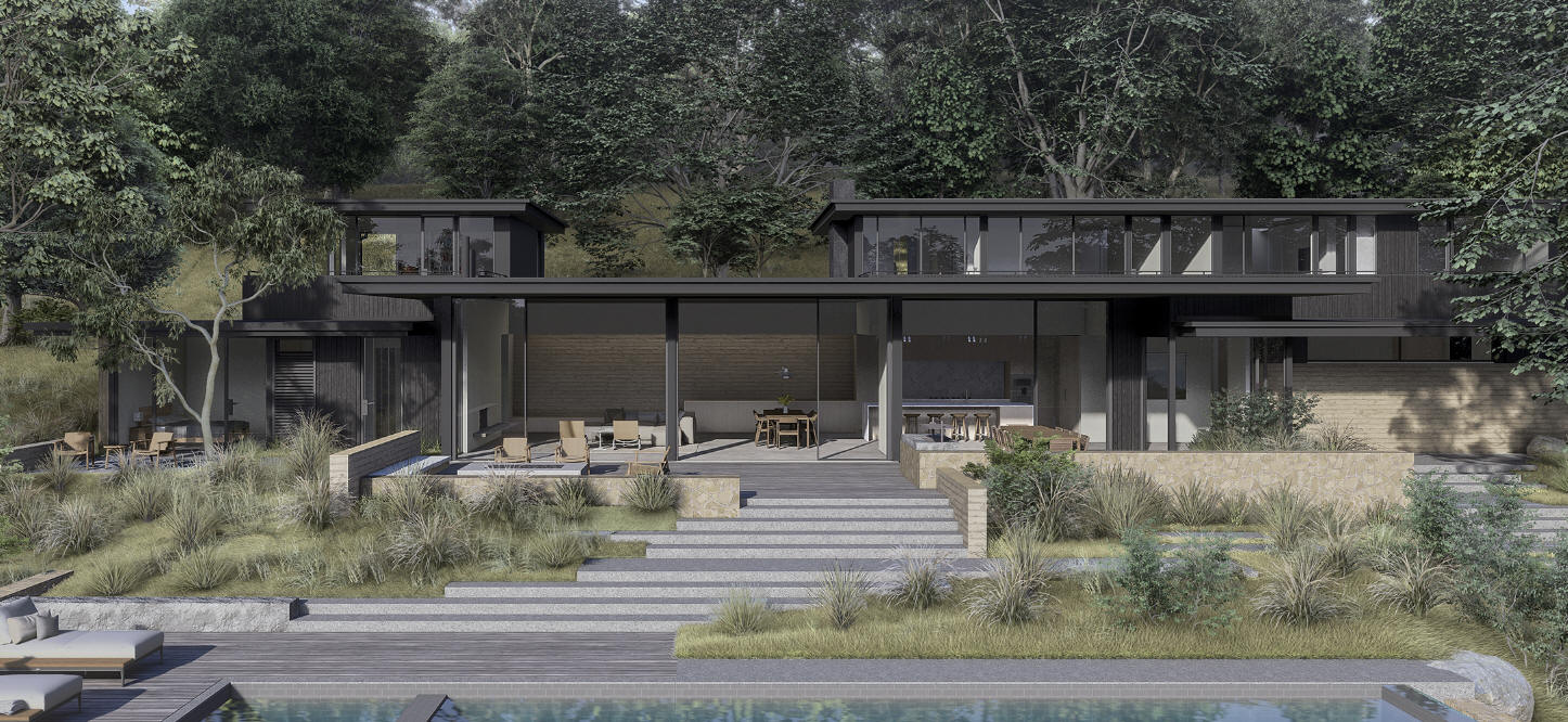 Carmel Valley Retreat by Meelena Turkel