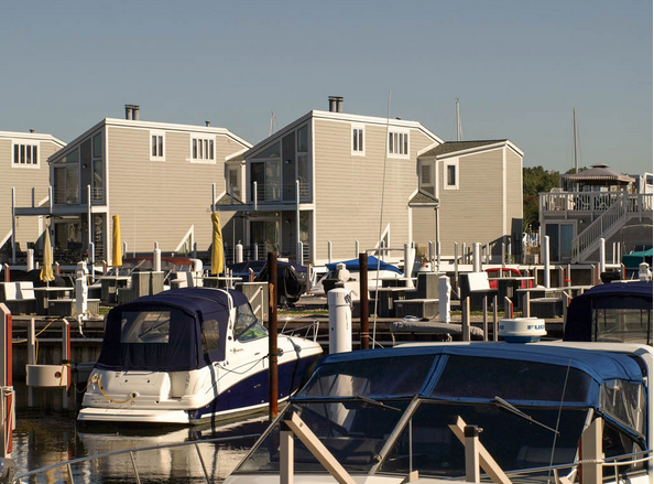 The South Cove Condominiums, New Buffalo MI by Harry Weese